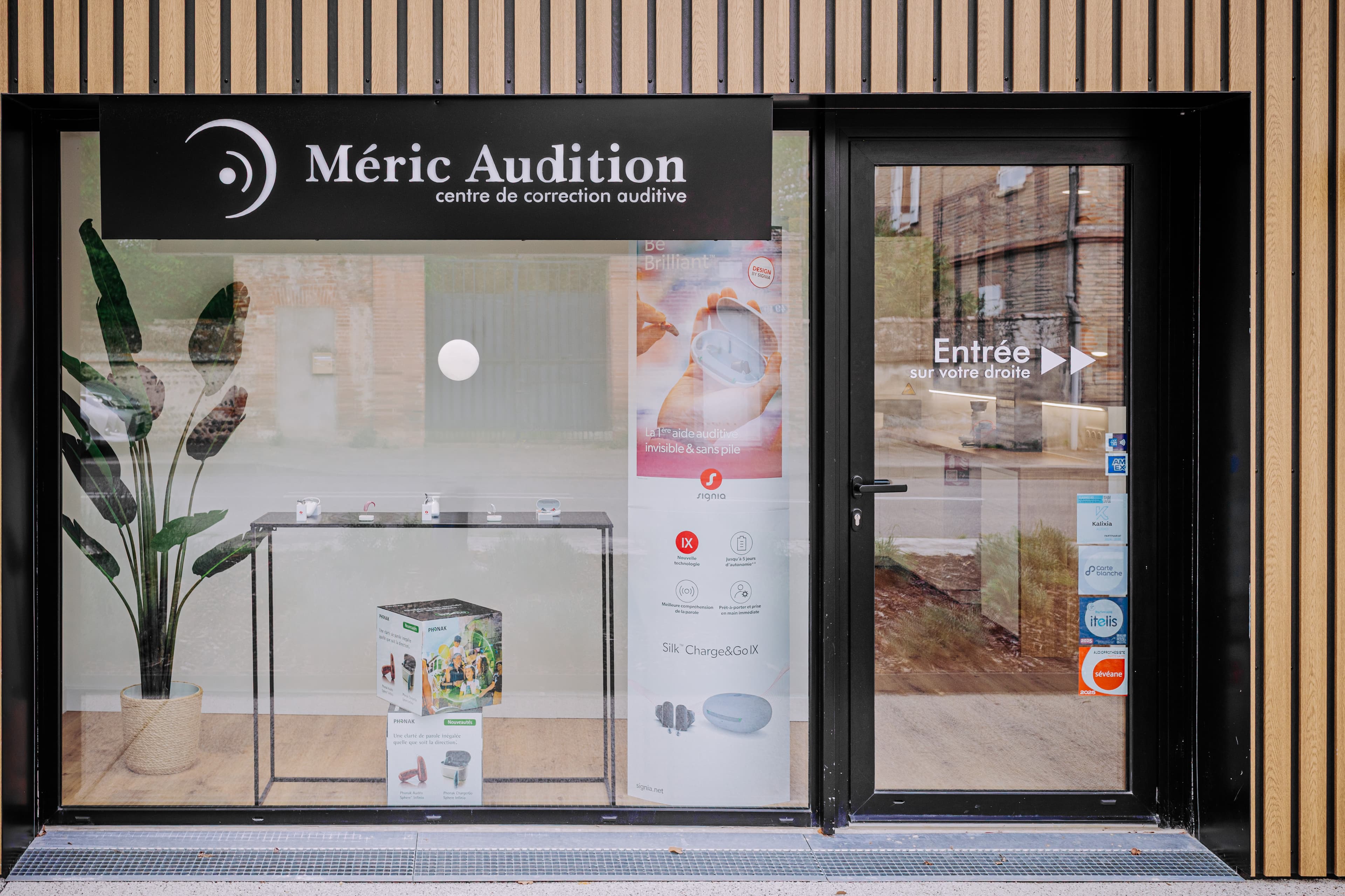 Façade du centre Méric Audition
